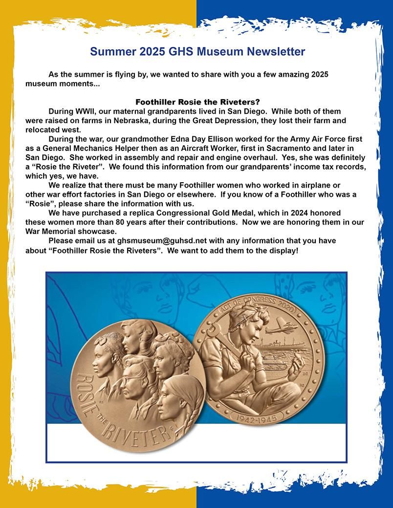 summer 25 ghs newsletter